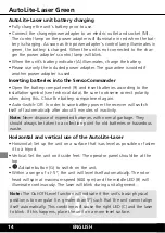 Preview for 14 page of LaserLiner AutoLite-Laser Green Operating Instructions Manual