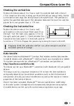 Preview for 17 page of LaserLiner CompactCross-Laser Pro Manual