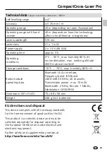 Preview for 19 page of LaserLiner CompactCross-Laser Pro Manual