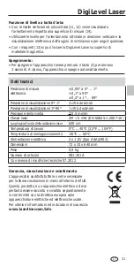 Preview for 31 page of LaserLiner DigiLevel Laser Manual