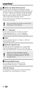 Preview for 4 page of LaserLiner DigiLevel Plus 40 Manual