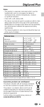 Preview for 9 page of LaserLiner DigiLevel Plus 40 Manual