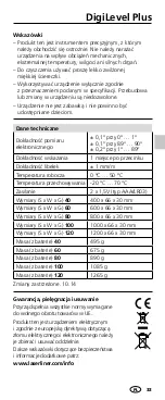 Preview for 33 page of LaserLiner DigiLevel Plus 40 Manual