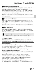 Preview for 27 page of LaserLiner DigiLevel Pro 40 Manual