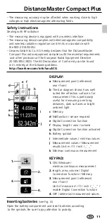 Preview for 11 page of LaserLiner DistanceMaster Compact Plus Manual