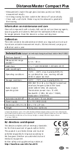 Preview for 15 page of LaserLiner DistanceMaster Compact Plus Manual