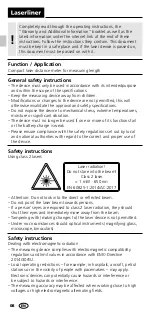 Preview for 8 page of LaserLiner LaserRange-Master T2 Operating Instructions Manual