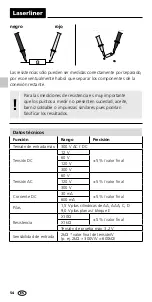 Preview for 54 page of LaserLiner MultiMeter-Home Operating Instructions Manual