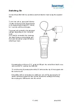 Preview for 11 page of Lasermet ADM-1000 Operating Instructions Manual