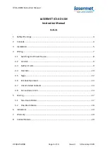 Preview for 2 page of Lasermet ICS-6-DLSM Instruction Manual