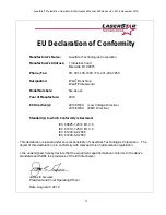 Preview for 3 page of LaserStar iWeld 900 Series Operation & Maintenance Manual