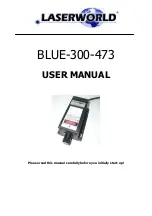 Laserworld BLUE-300-473 User Manual preview