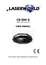 Laserworld CS-300 G User Manual preview