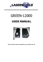 Laserworld GREEN-12000 User Manual preview