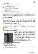 Preview for 47 page of Last Calor TERMO-VIOLA Installation, Use And Maintenance Manual