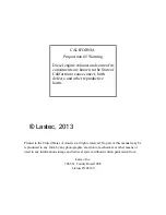 Preview for 2 page of Lastec 4520ZSR Owner'S Manual