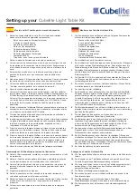 Preview for 2 page of Lastolite Cubelite Operating Instructions