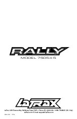 Preview for 24 page of LaTrax RALLY Quick Start Manual