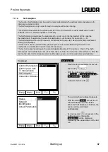 Preview for 87 page of Lauda RP 3050 C Operating Instructions Manual