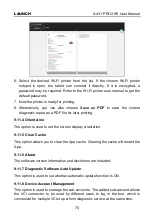 Preview for 78 page of LAUNCH TECH X-431 PRO3 SE User Manual