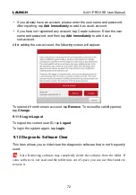 Preview for 80 page of LAUNCH TECH X-431 PRO3 SE User Manual