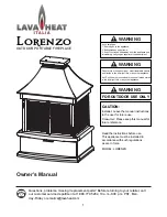 Preview for 2 page of Lava Heat Lorenzo Owner'S Manual