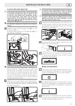 Preview for 49 page of LAVAZZA LB 1200 GALACTICA Instructions For Use Manual