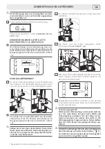 Preview for 53 page of LAVAZZA LB 1200 GALACTICA Instructions For Use Manual