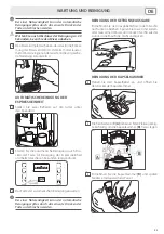 Preview for 55 page of LAVAZZA LB 1200 GALACTICA Instructions For Use Manual