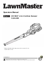 LawnMaster CLBL2406 Operator'S Manual preview