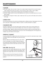 Preview for 34 page of LawnMaster CLCSF6016A Operator'S Manual