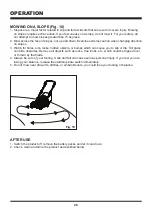 Preview for 26 page of LawnMaster CLMF4819A Operator'S Manual