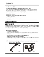 Preview for 10 page of LawnMaster GT1018 Operator'S Manual