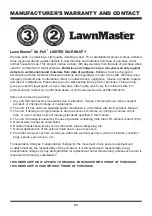 Preview for 43 page of LawnMaster NPTGSP2617A Service Manual