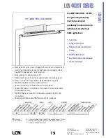 Preview for 19 page of LCN 4110 Series Peel-N-Stick Product Manual