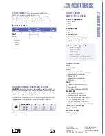 Preview for 23 page of LCN 4110 Series Peel-N-Stick Product Manual