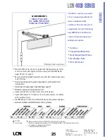 Preview for 25 page of LCN 4110 Series Peel-N-Stick Product Manual