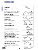 Preview for 30 page of LCN 4110 Series Peel-N-Stick Product Manual