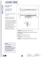 Preview for 34 page of LCN 4110 Series Peel-N-Stick Product Manual