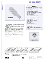 Preview for 40 page of LCN 4110 Series Peel-N-Stick Product Manual