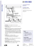 Preview for 42 page of LCN 4110 Series Peel-N-Stick Product Manual