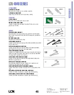 Preview for 45 page of LCN 4110 Series Peel-N-Stick Product Manual