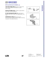 Preview for 47 page of LCN 4110 Series Peel-N-Stick Product Manual