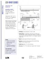 Preview for 52 page of LCN 4110 Series Peel-N-Stick Product Manual