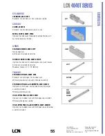 Preview for 55 page of LCN 4110 Series Peel-N-Stick Product Manual