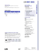 Preview for 57 page of LCN 4110 Series Peel-N-Stick Product Manual