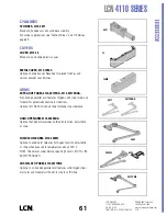 Preview for 61 page of LCN 4110 Series Peel-N-Stick Product Manual