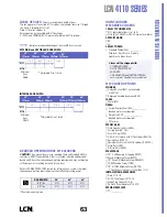 Preview for 63 page of LCN 4110 Series Peel-N-Stick Product Manual