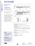 Preview for 66 page of LCN 4110 Series Peel-N-Stick Product Manual