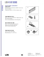 Preview for 68 page of LCN 4110 Series Peel-N-Stick Product Manual